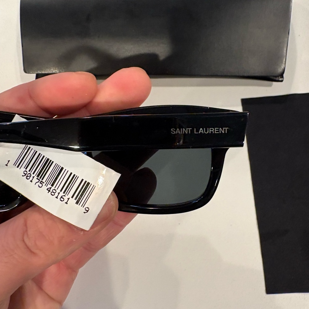 Saint Laurent Paris sl 83001 Black Sunglasses men’s women’s nwt  Ysl - Picture 3 of 10